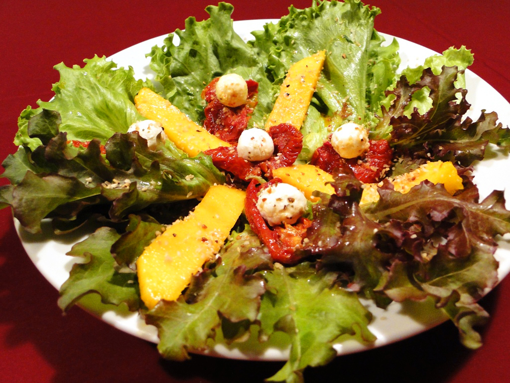 Salmão com Salada de Verão