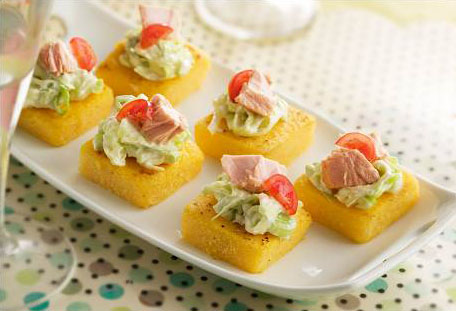 Canapé de Polenta