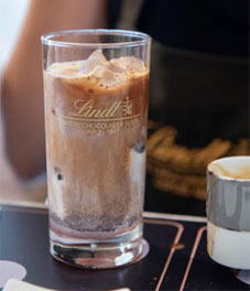 Café Gelado com Framboesa