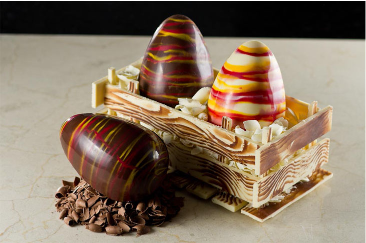 Ovo marmorizado com trufas
