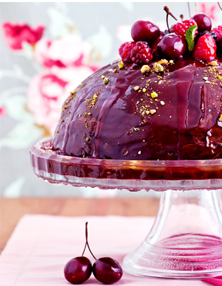 Torta Mousse de Panettone com Frutas Vermelhas