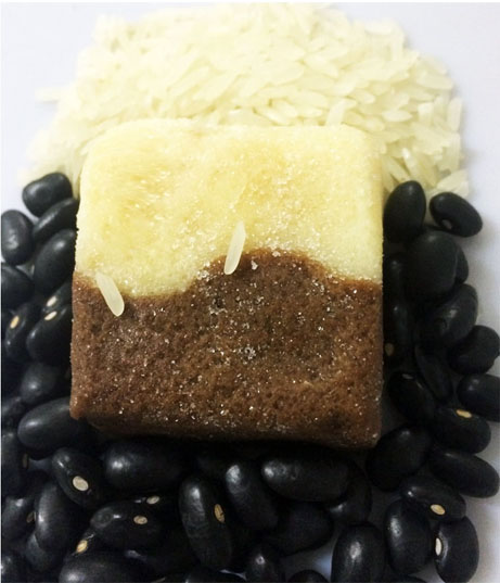 Casadinho de arroz e feijão