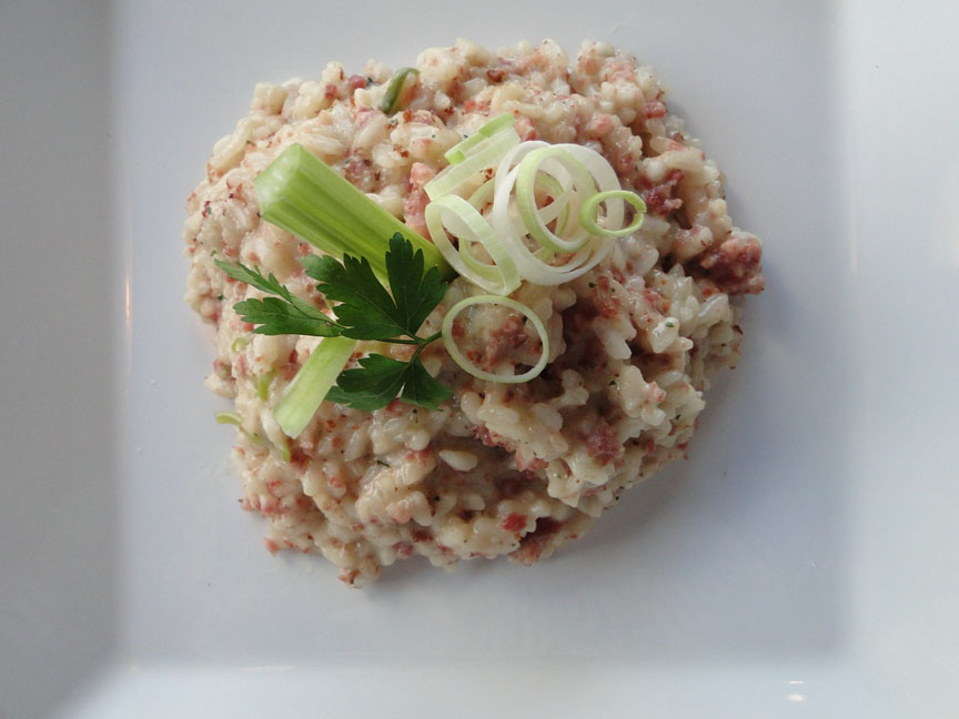 Risoto de Linguiça