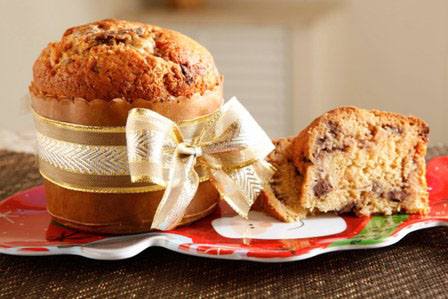 Panetone de Chocolate e Coco