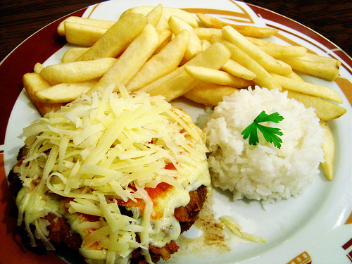 Hamburguer à Parmegiana