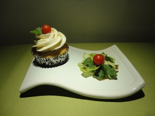 Cupcake de Calabresa