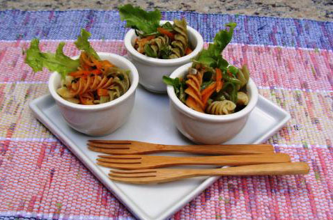 Cumbuquinhas de Salada de Macarrão