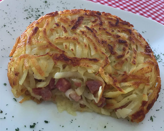 Batata Rosti de Linguiça Blumenau