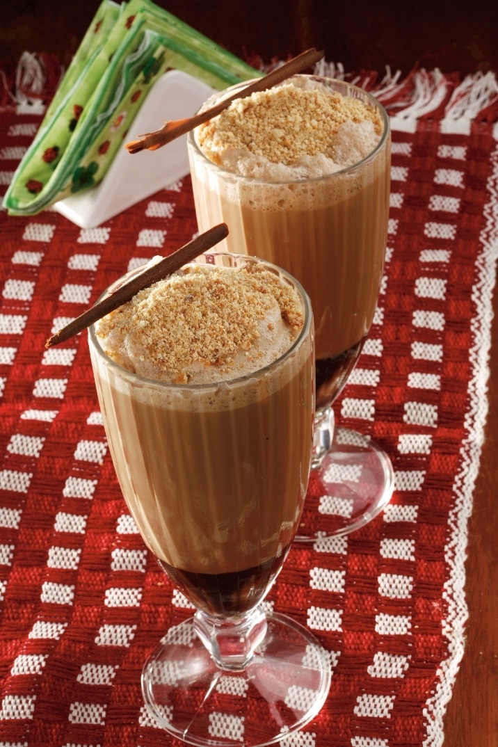 Shake de café com chocolate 