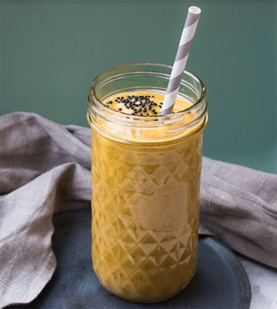 Smoothie de batata-doce