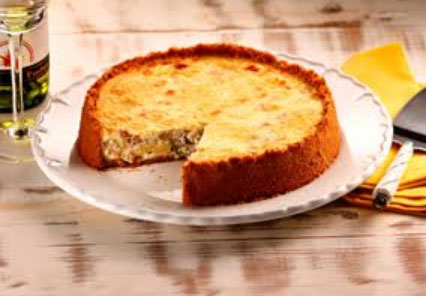 Cheesecake de atum e champignon