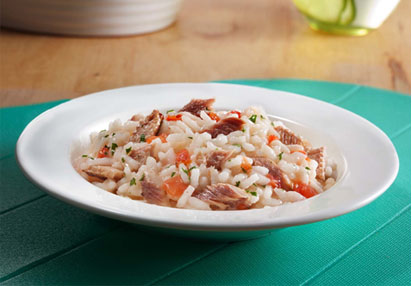 Risoto de Sardinha com Limão