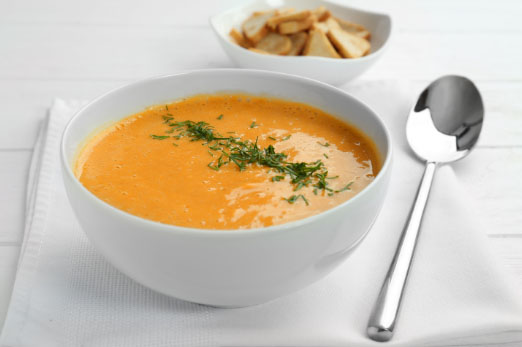 Sopa cremosa de legumes