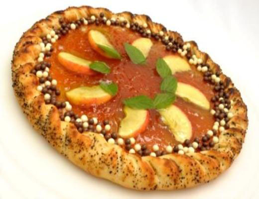 Pizza de Maçã com Canela