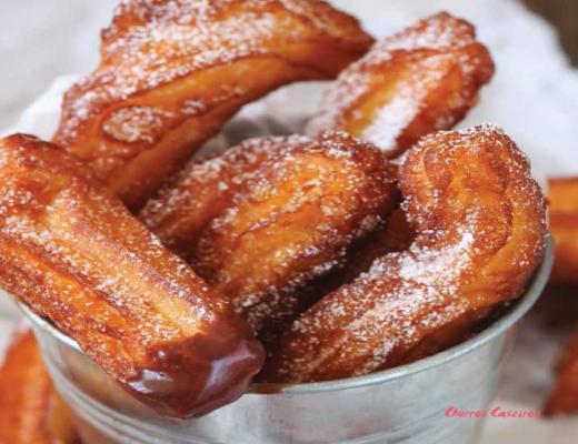 Churros de fritadeira