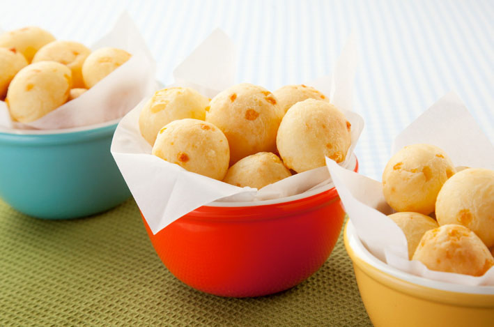 Pão de queijo crocante