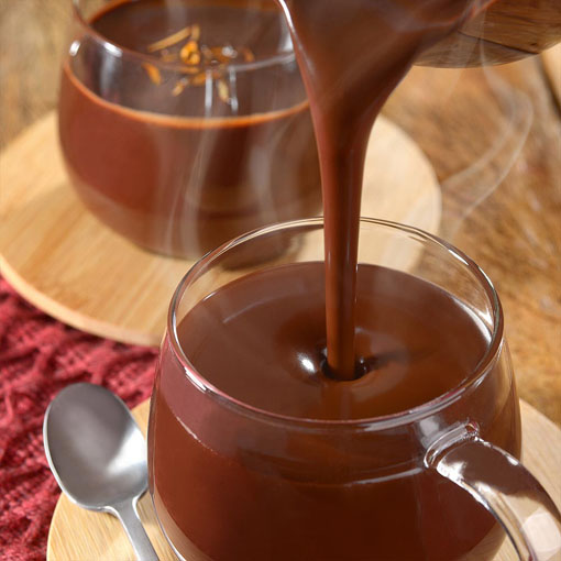 Chocolate quente aveludado