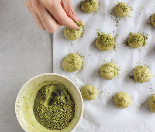 Trufas de Limão e Matcha