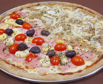 Pizza Light com Massa Integral