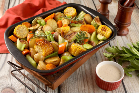Receita Castelo: vegetais grelhados